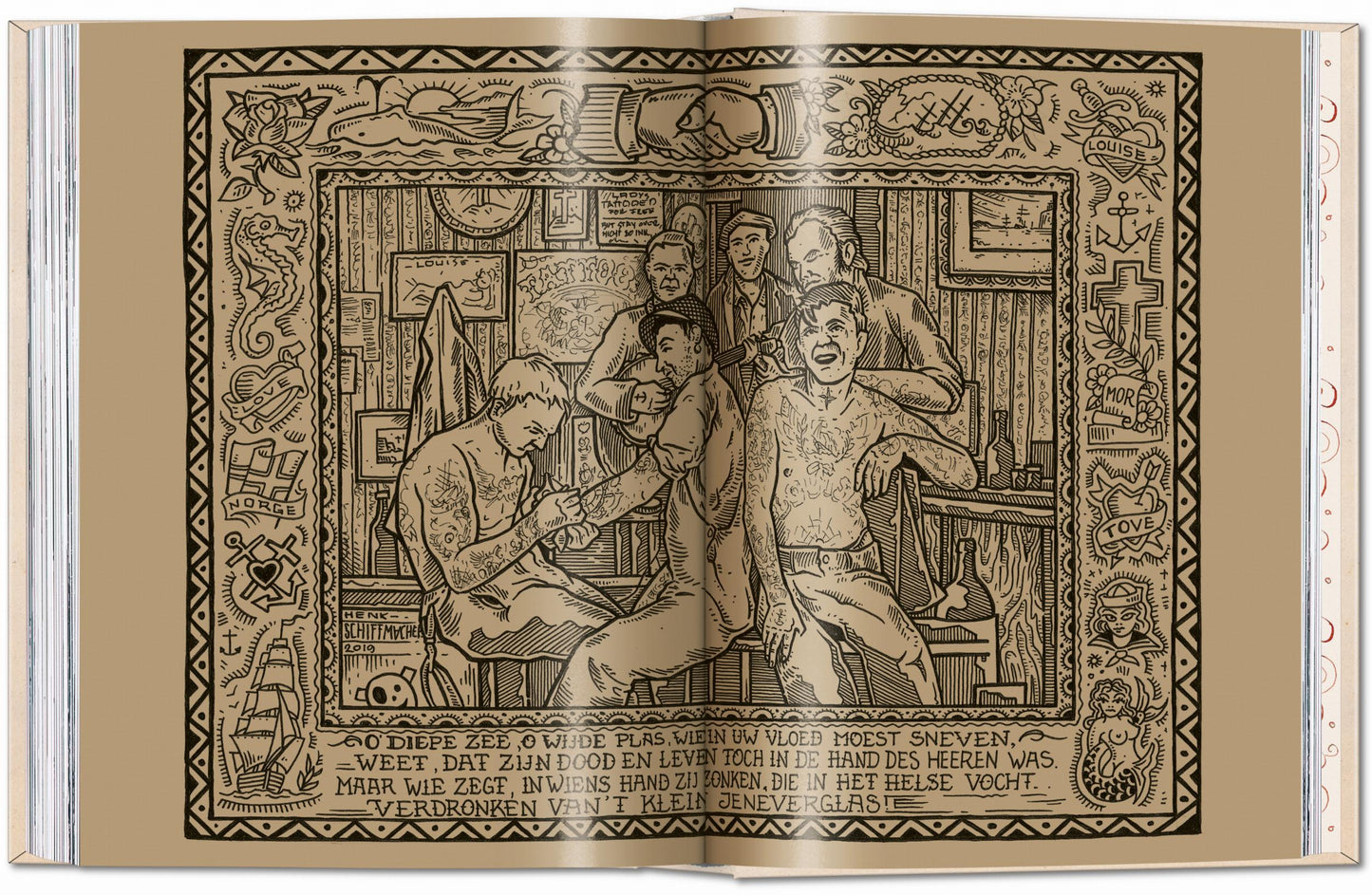 TATTOO. 1730s-1970s. Henk Schiffmacher’s Private Collection. 45th Ed. (German, French, English) Book