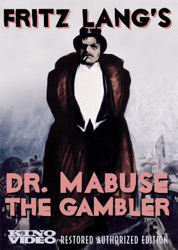 Dr Mabuse The Gambler - Dr Mabuse The Gambler - DVD