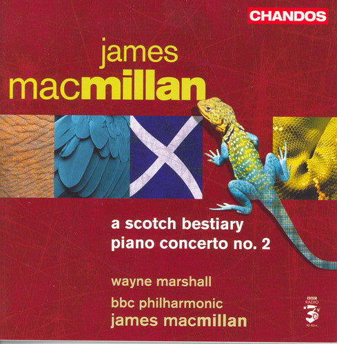 the album cover for Wayne Marshall - Piano Concerto 2: A Scotch Bestiary