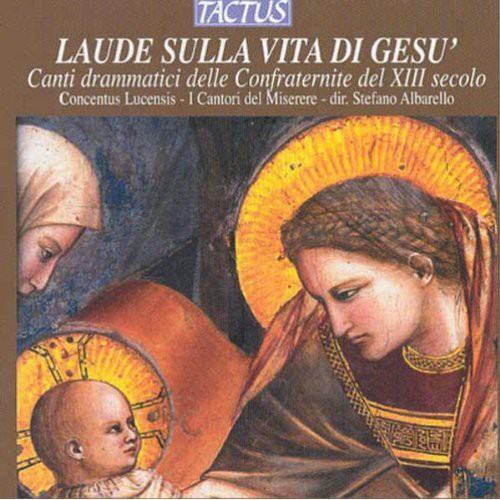 the album cover for Stefano Albarello - Lauds on the Life of Jesus