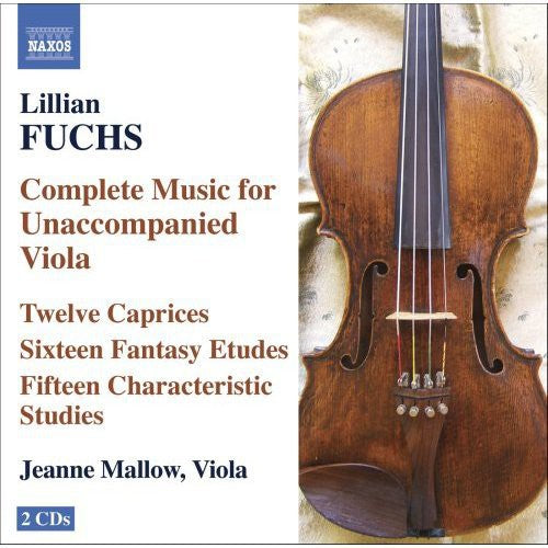 the album cover for Jeanne Mallow - Complete Music for Unaccompanied Viola