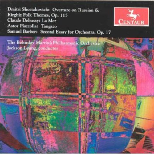 the album cover for D. SHOSTAKOVICH - Overture on Russian & Kirghiz Folk Themes