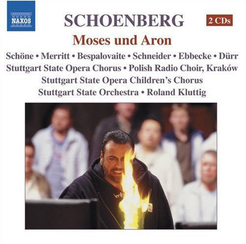 the album cover for Wolfgang Schöne - Moses Und Aron