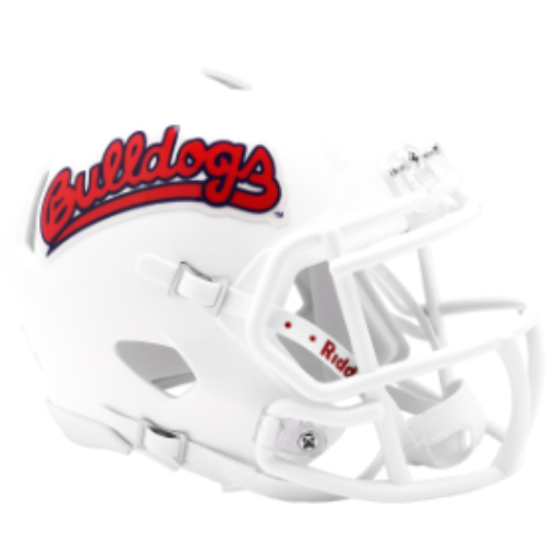 Fresno State Bulldogs NCAA Mini Speed Football Helmet - NCAA.