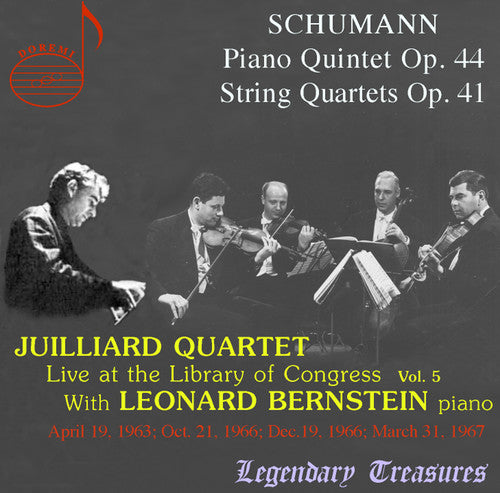 Schumann / Juilliard String Quartet / Bernstein - Live At The Library Of Congress 5 - Music CD