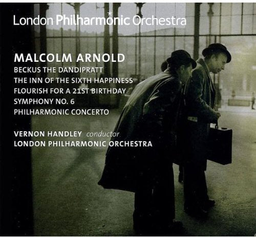 the album cover for London Philharmonic Orchestra - Handley Conducts Arnold