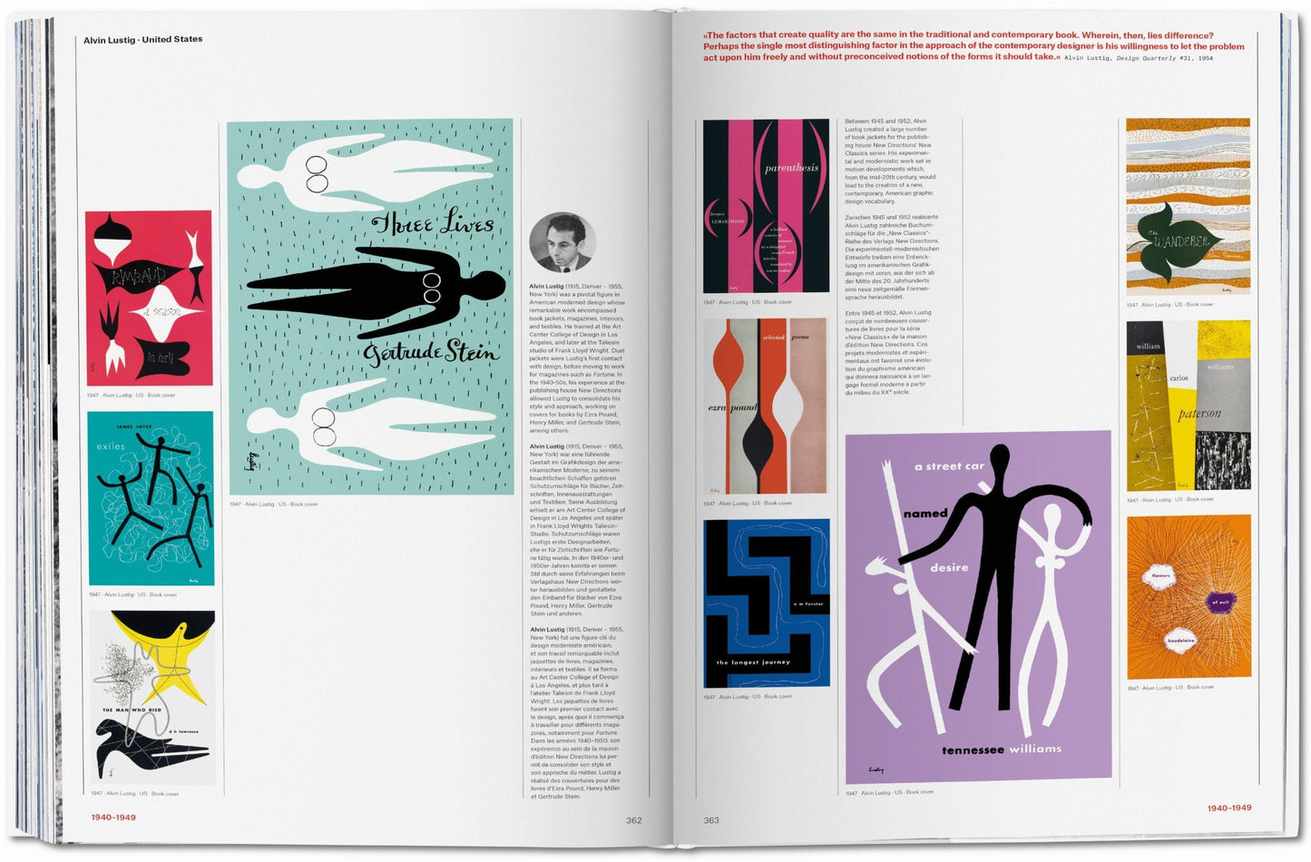 The History of Graphic Design. Vol. 1. 1890–1959 (German, French, English) Book