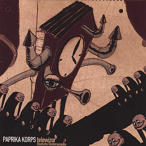 the album cover for Paprika Korps - Telewizor