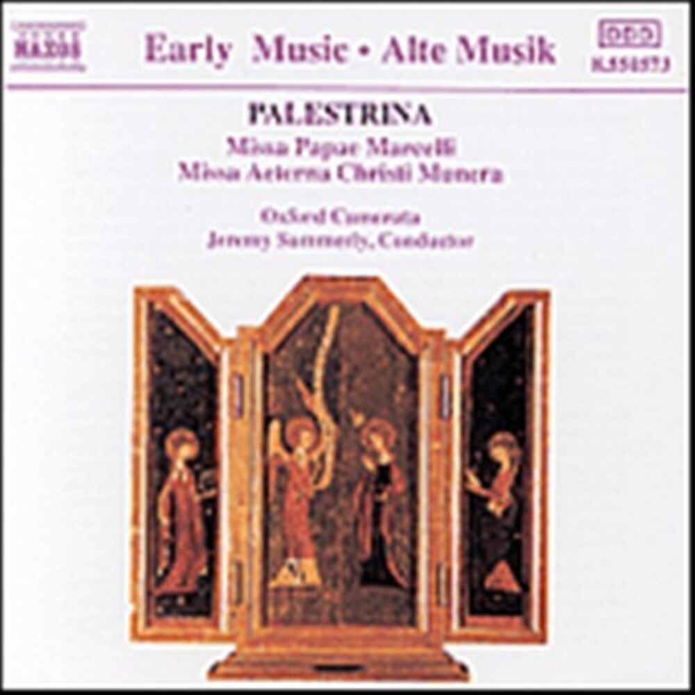 the album cover for Jeremy Summerly - Missa Papae Marcelli