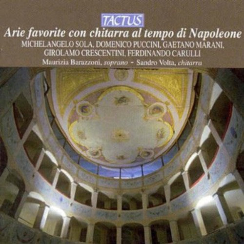 the album cover for Barazzoni / Volta - Favorite Arias from the Time of Napoleon
