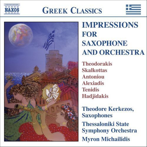 Theodorakis / Skalkottas / Kerkezos - Works For Saxophone & Orchestra - Music CD