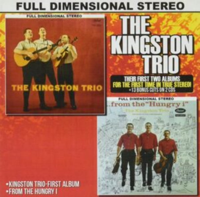 Kingston Trio - Kingston Trio / Live From The Hungry I In True Stereo (2CD) Music CD