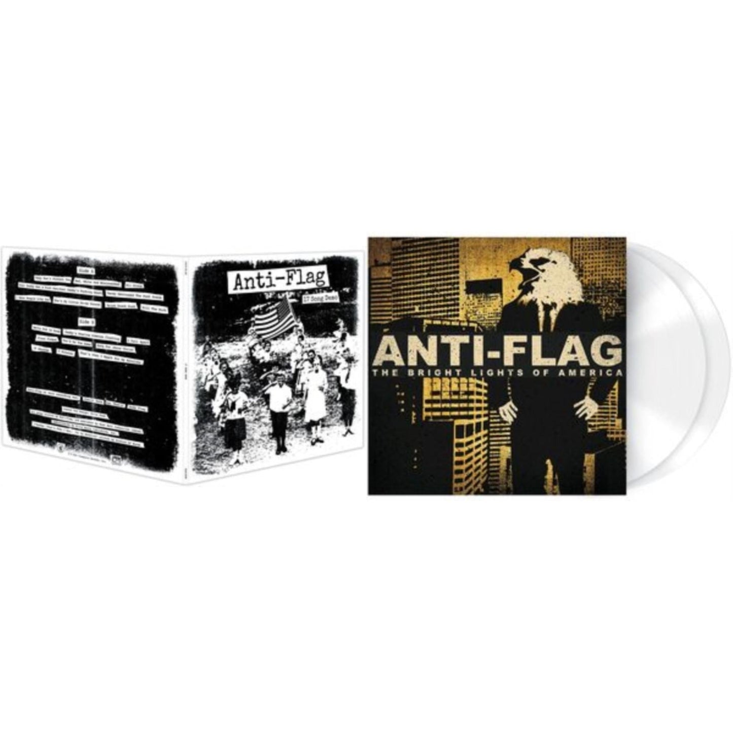 Anti-Flag - Bright Lights Of America (2LP/180G/Solid White Vinyl) & 17 Song Demo