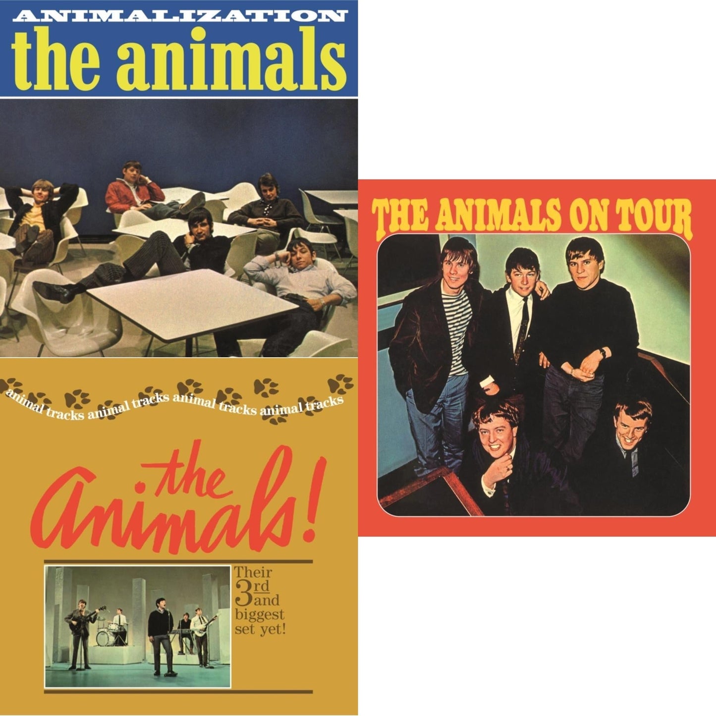 Animals - Animalization & Animal Tracks & Animals On Tour - LP Vinyl Bundle