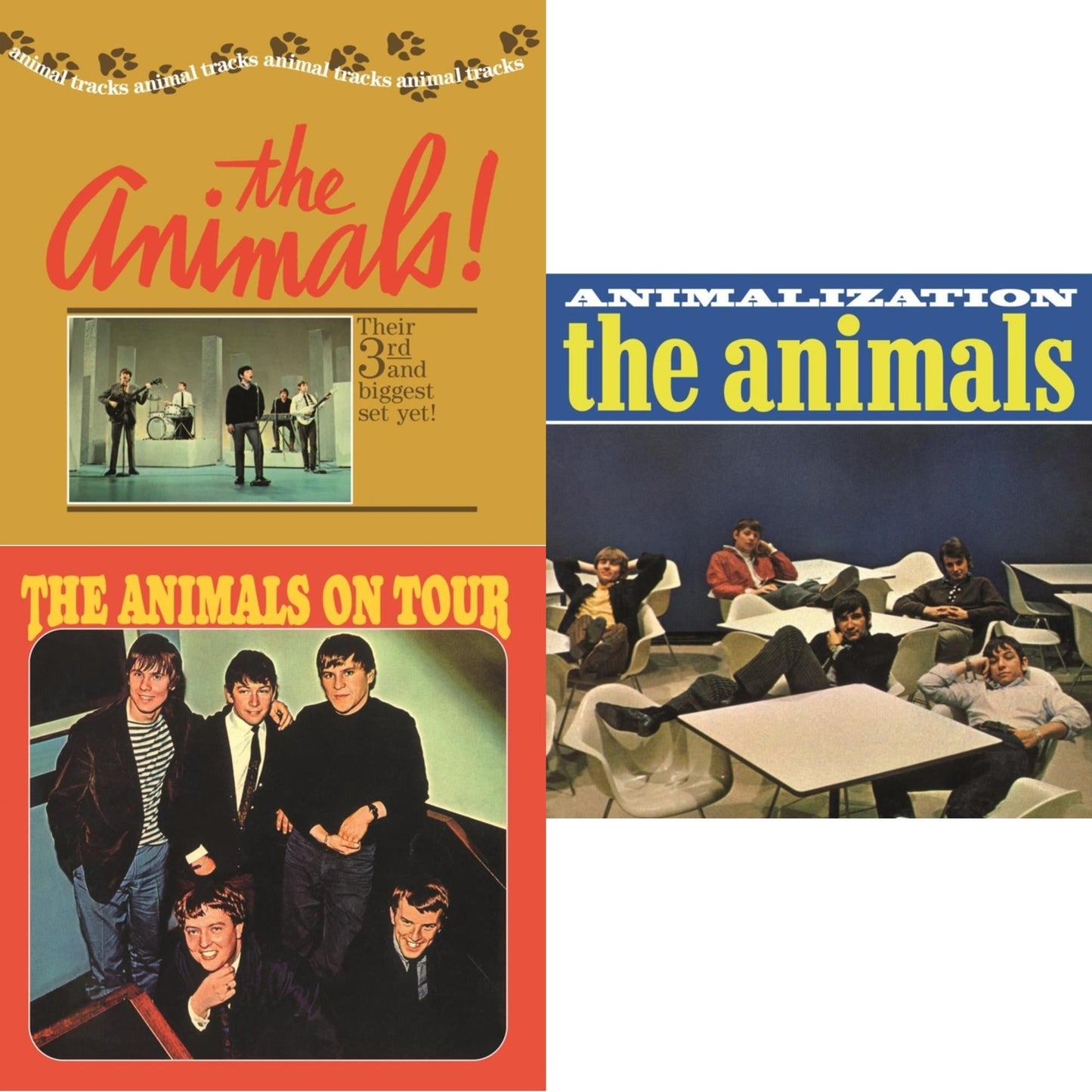 Animals - Animal Tracks & Animals On Tour & Animalization - LP Vinyl Bundle