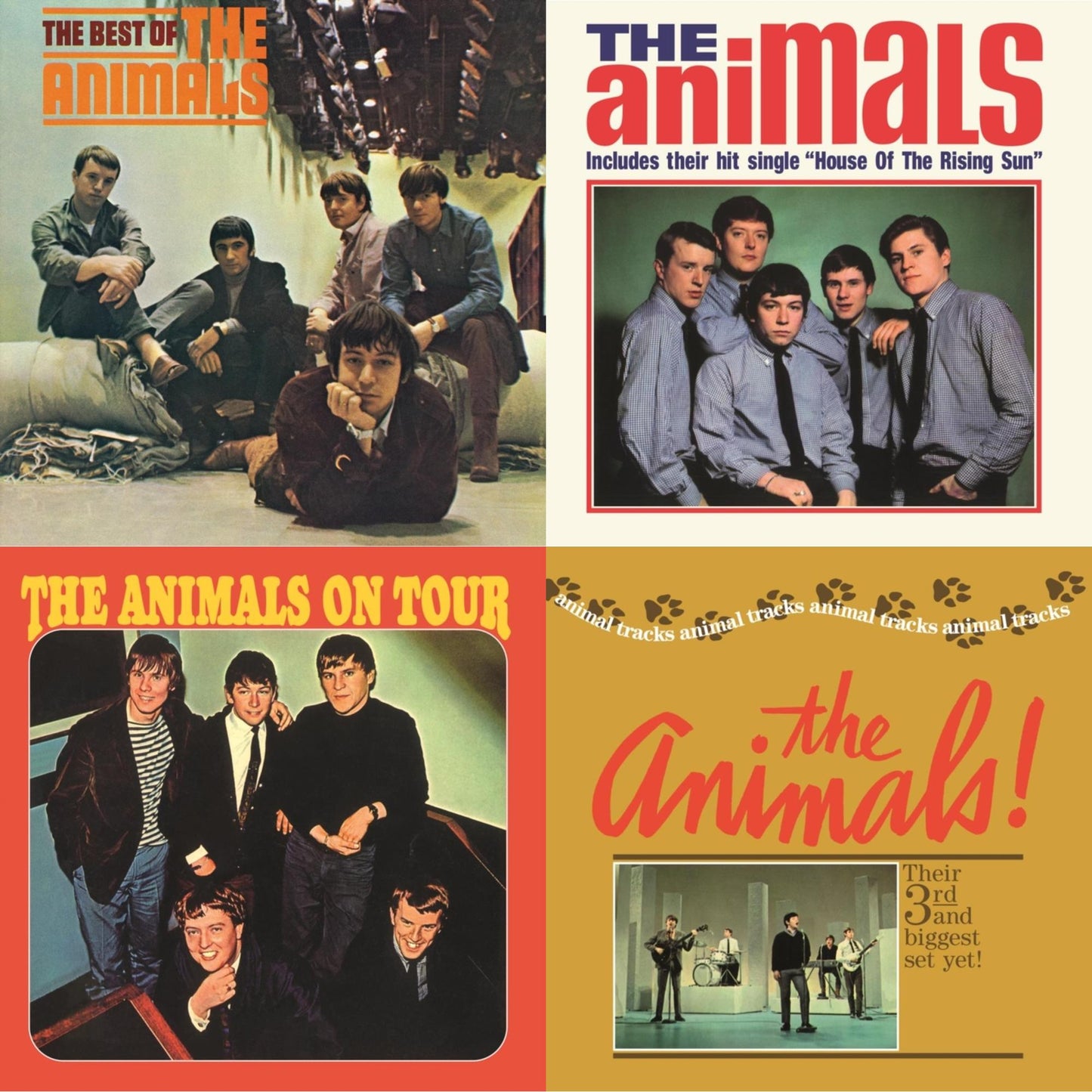 Animals - Best Of The Animals & Animals & Animals On Tour & Animal Tracks - LP Vinyl Bundle
