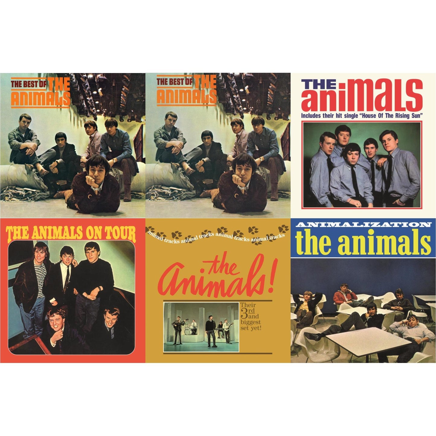 Animals - Best Of The Animals & Best Of The Animals & Animals & Animals On Tour & Animal Tracks & Animalization - LP Vinyl Bundle