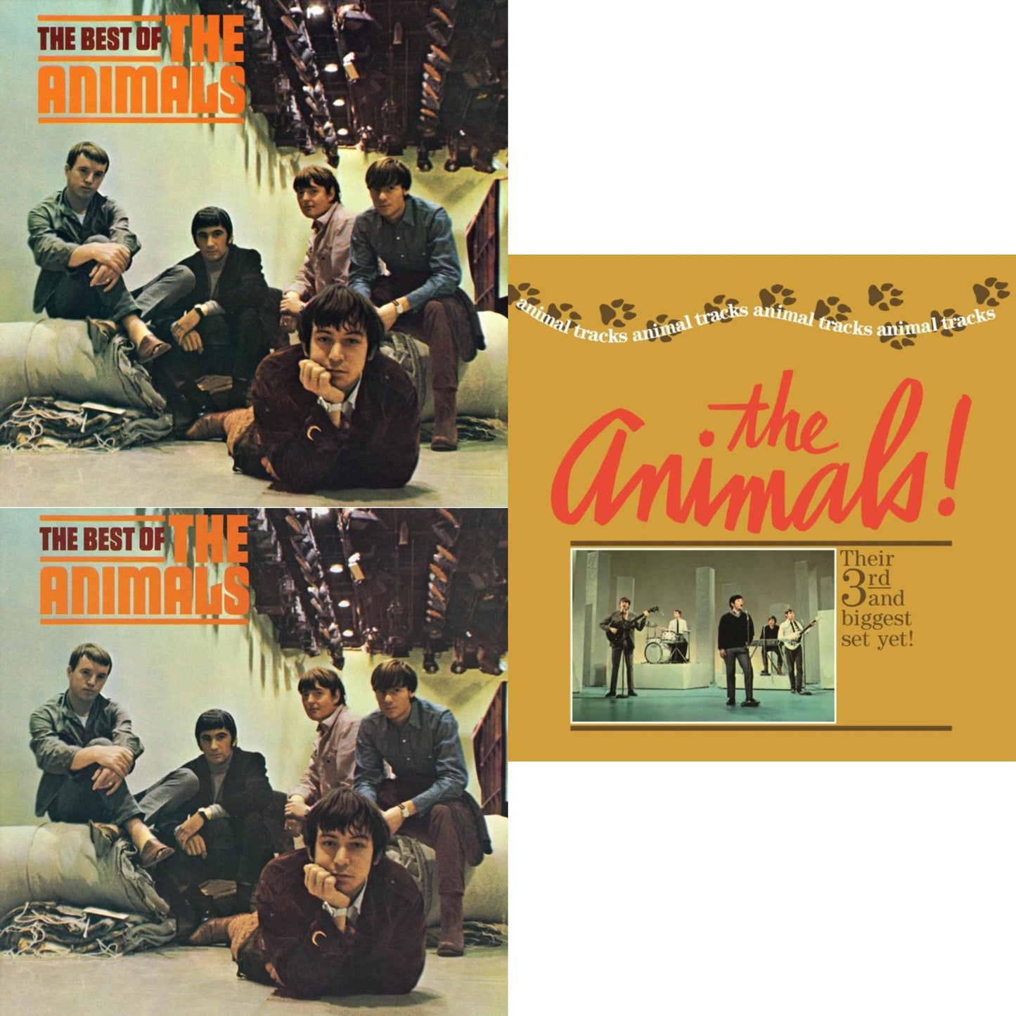 Animals - Best Of The Animals & Best Of The Animals & Animal Tracks - LP Vinyl Bundle