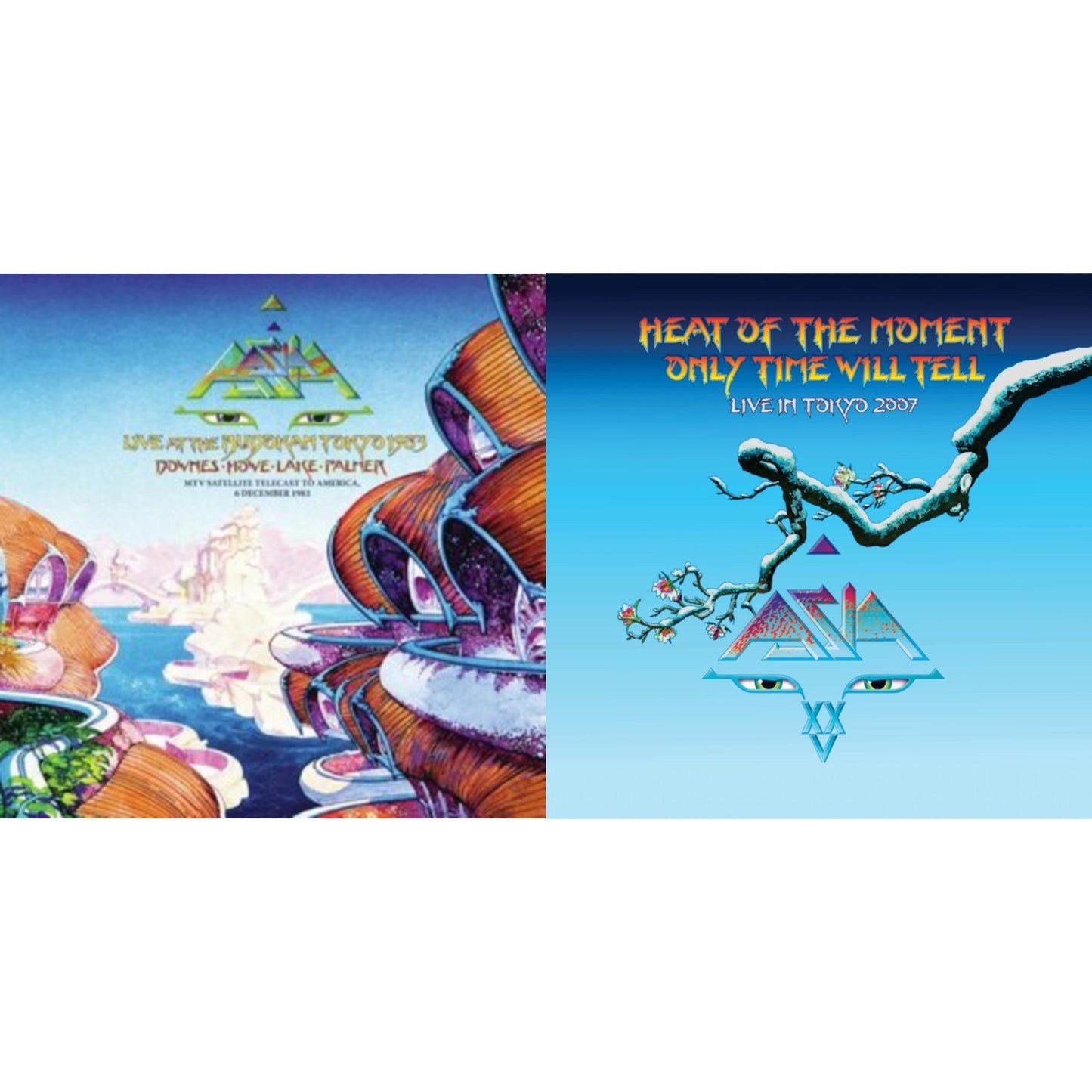 Asia - Asia In Asia - Live At The Budokan, Tokyo, 1983 (2LP) & Heat Of The Moment, Live In Tokyo, 2007
