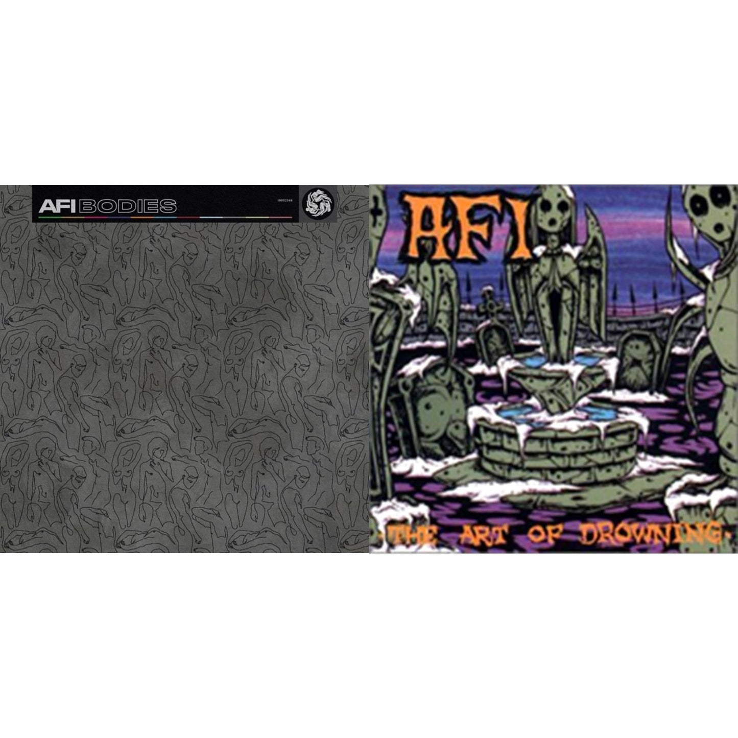 Afi - Bodies (I) & Art Of Drowning - LP Vinyl Bundle