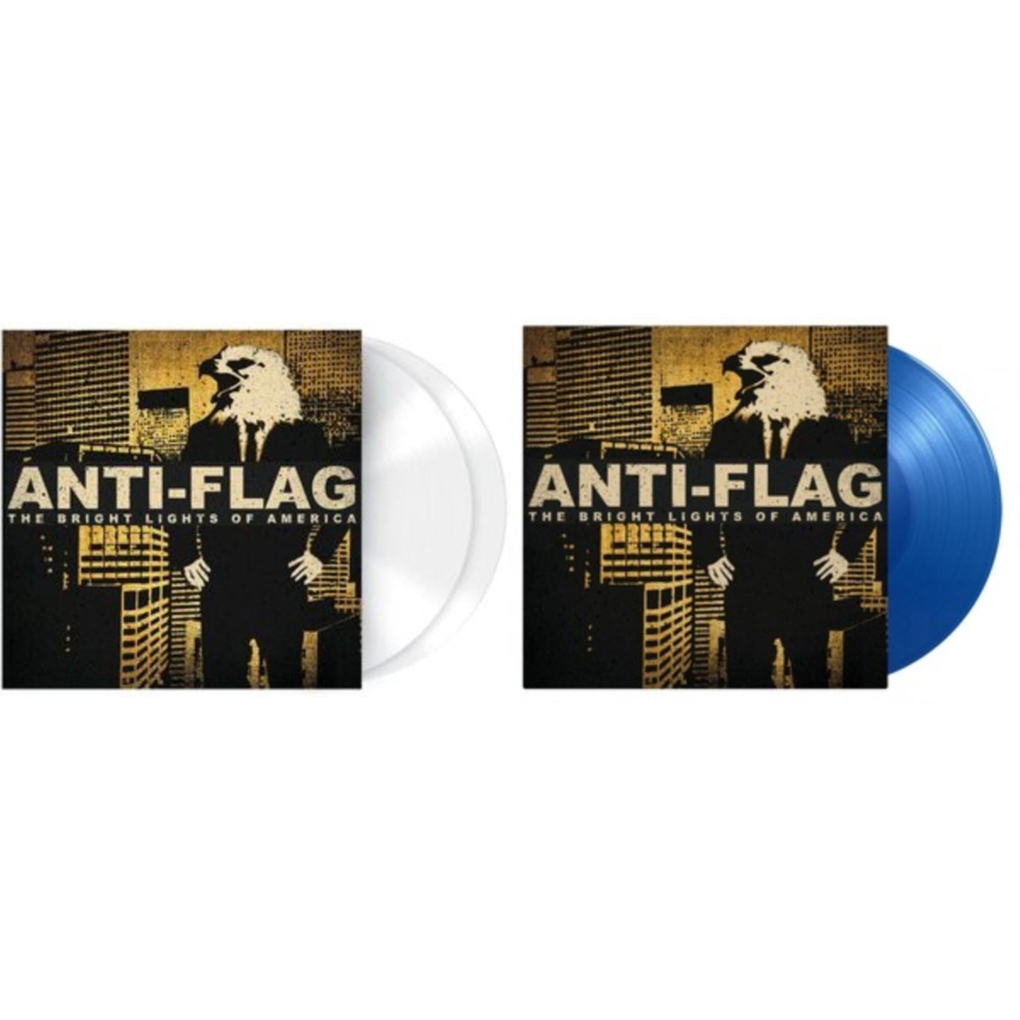 Anti-Flag - Bright Lights Of America (2LP/180G/Solid White Vinyl) & Bright Lights Of America (2LP/180G/Blue Vinyl)
