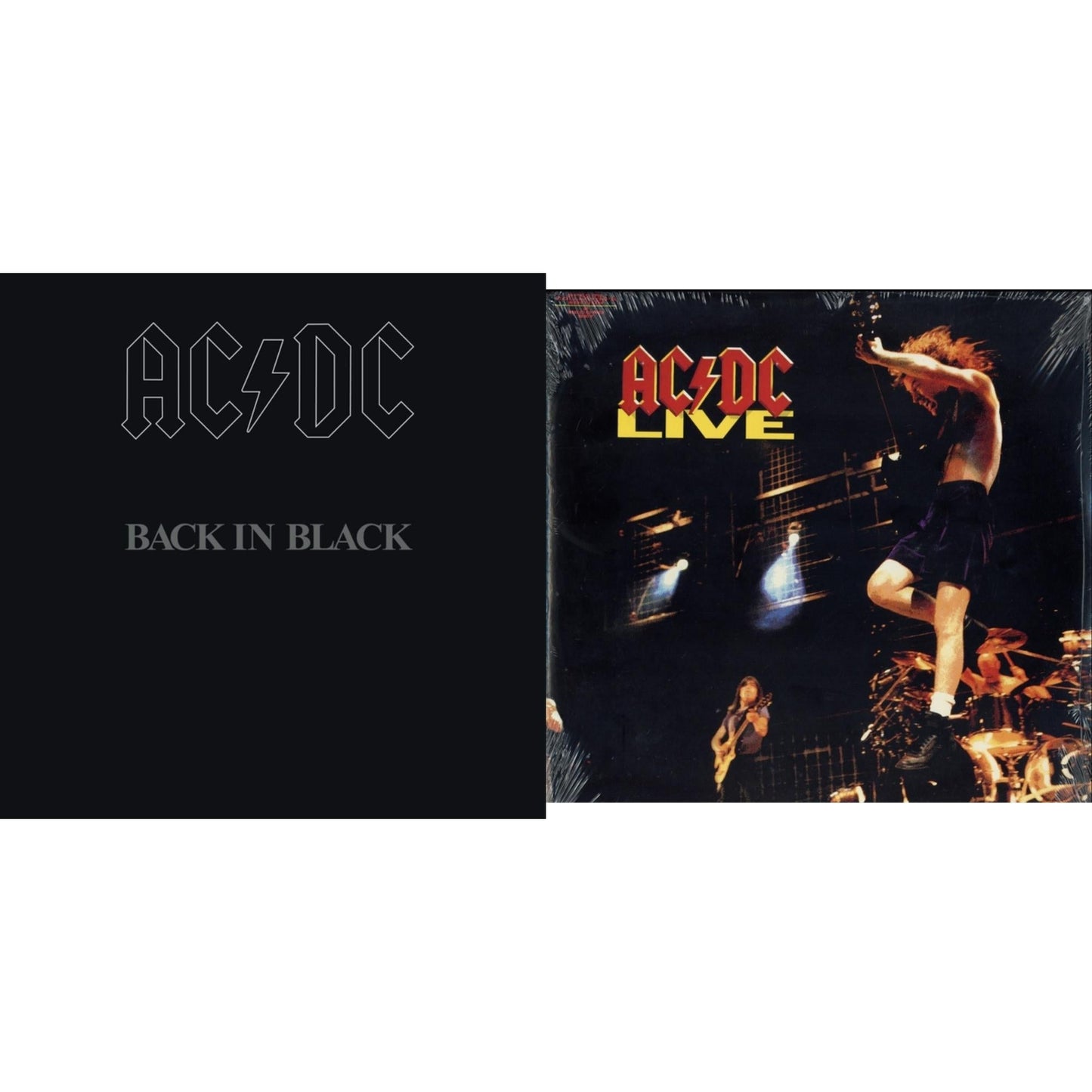 Ac/Dc - Back In Black (180G) & Live (2LP/180G)