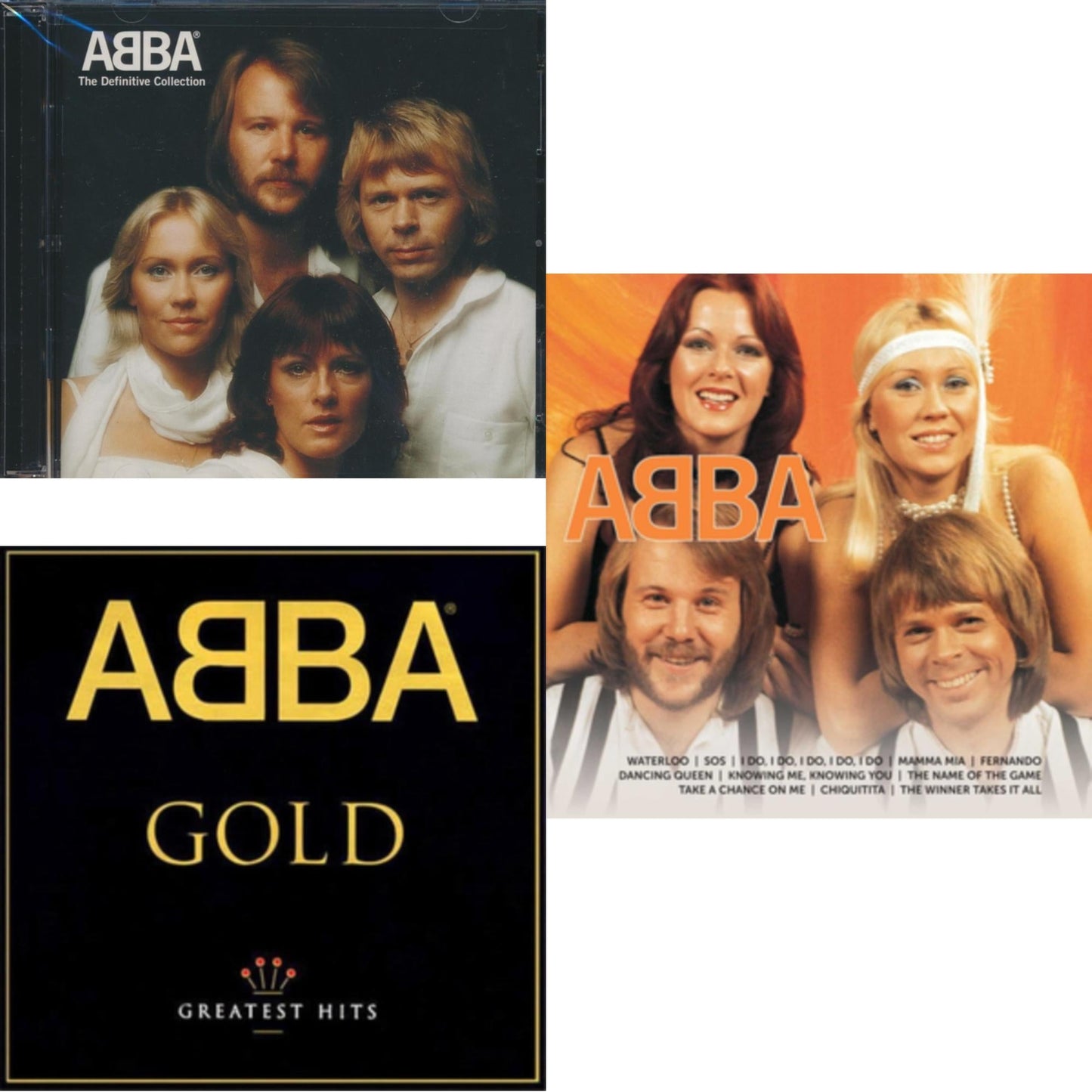 Abba - Icon & Gold: Greatest Hits & Definitive Collection - CD Bundle