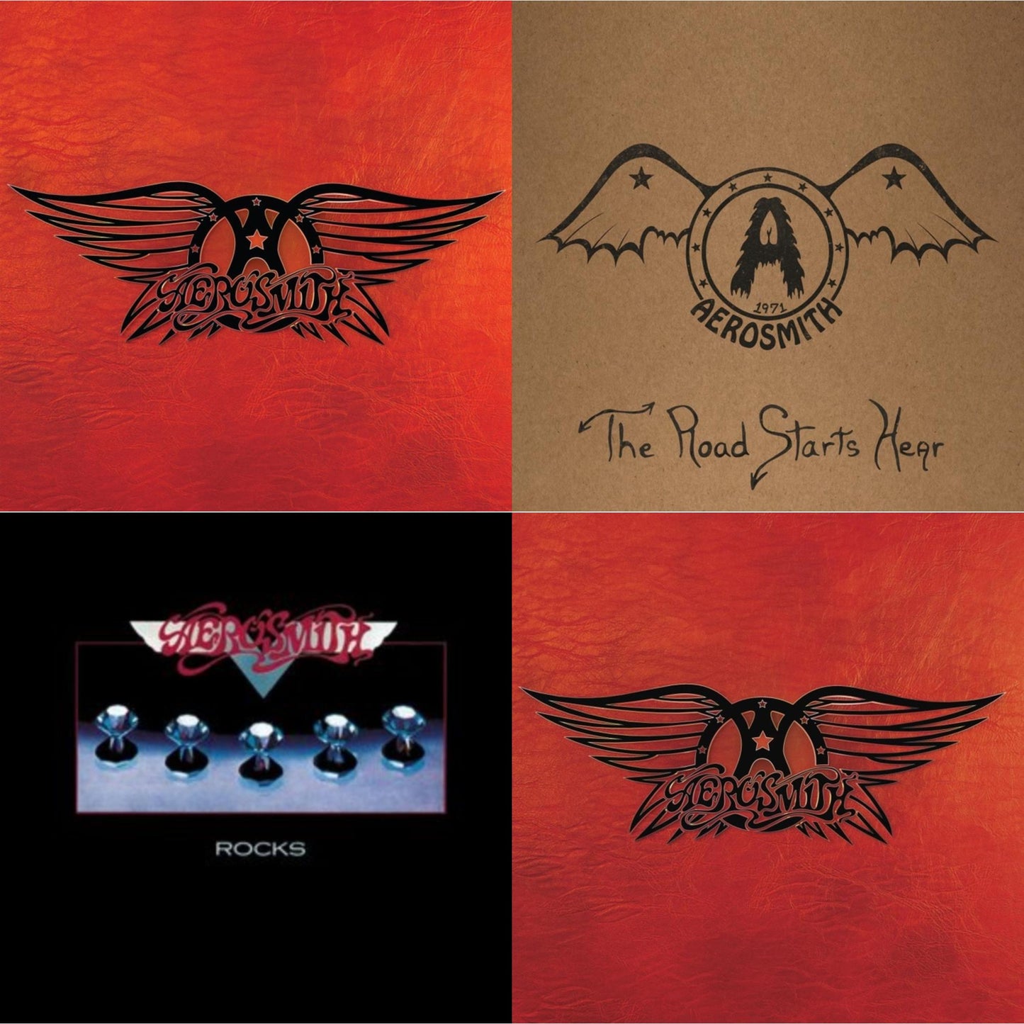 Aerosmith - 1971: The Road Starts Here & Greatest Hits & Greatest Hits (2LP) & Rocks