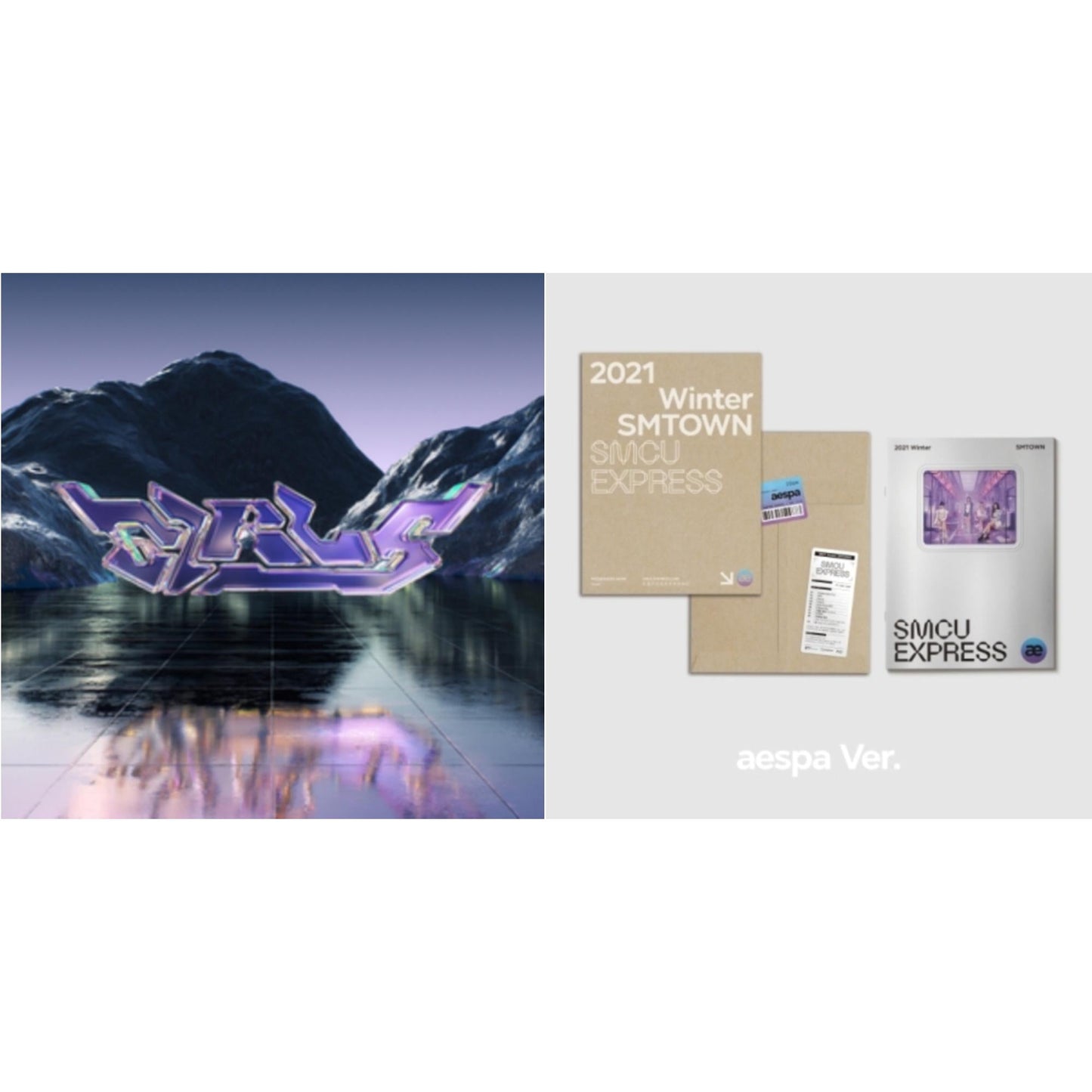Aespa - Girls (Digipak Ver.) & 2021 Winter Smtown: Smcu Exrpess (Aespa) - CD Bundle