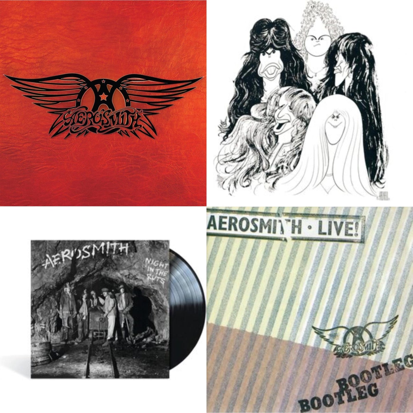Aerosmith - Greatest Hits & Night In The Ruts & Live! Bootleg (2LP) & Draw The Line