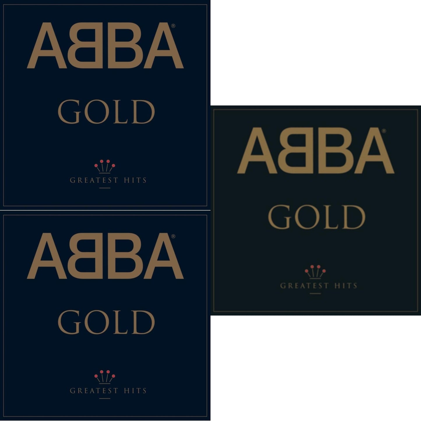 Abba - Gold - Greatest Hits (Gold Vinyl/2LP) & Gold - Greatest Hits (Picture Disc/2LP) & Gold (2LP)
