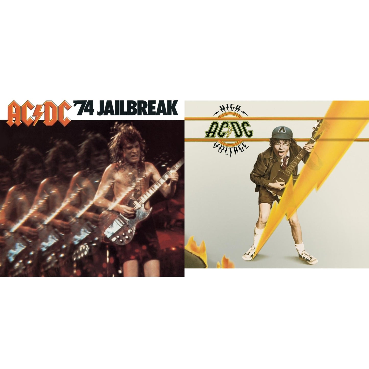 Ac/Dc - 74 Jailbreak & High Voltage - CD Bundle