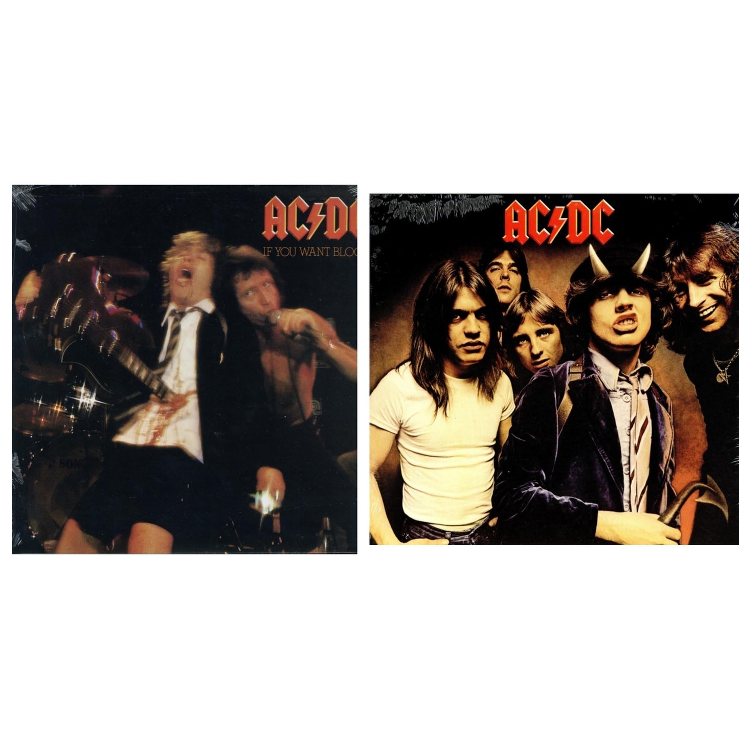Ac/Dc - If You Want Blood You've Got It (180G) & Highway To Hell (180G) - LP Vinyl Bundle