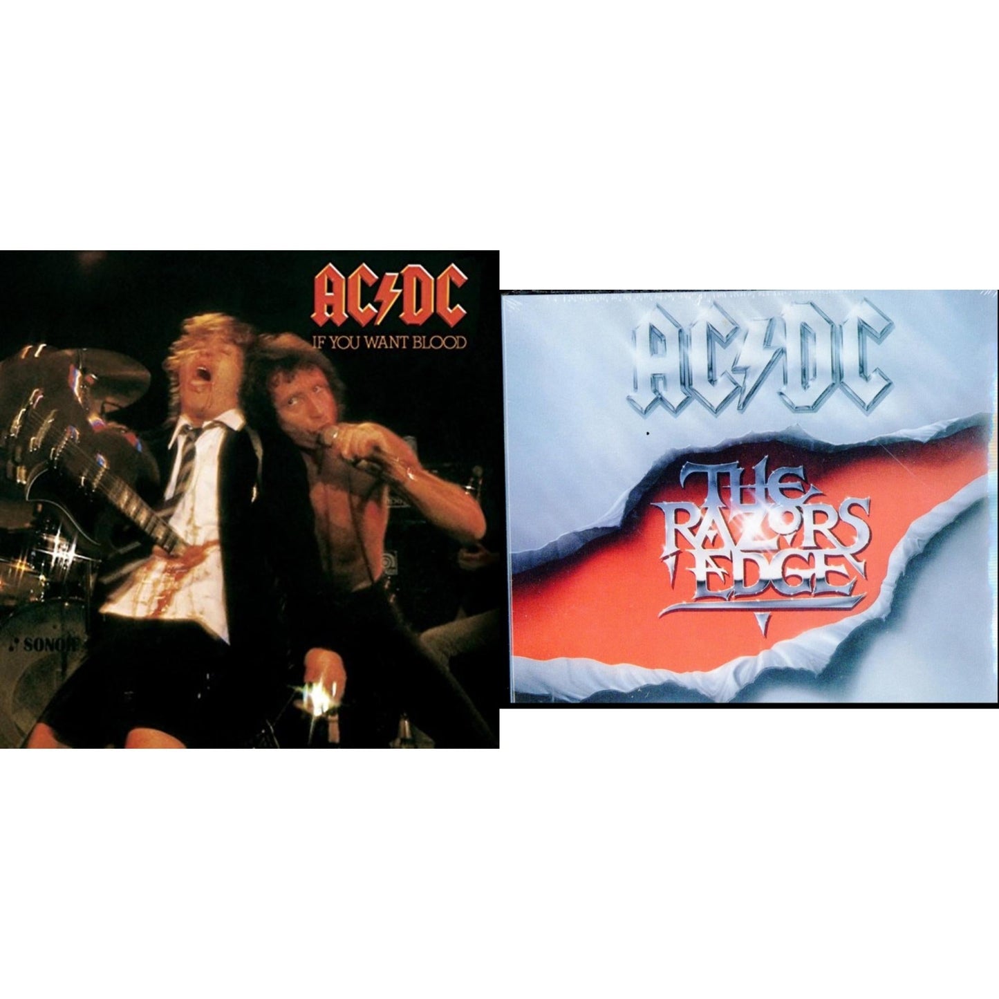 Ac/Dc - If You Want Blood You've Got It & Razor's Edge - CD Bundle