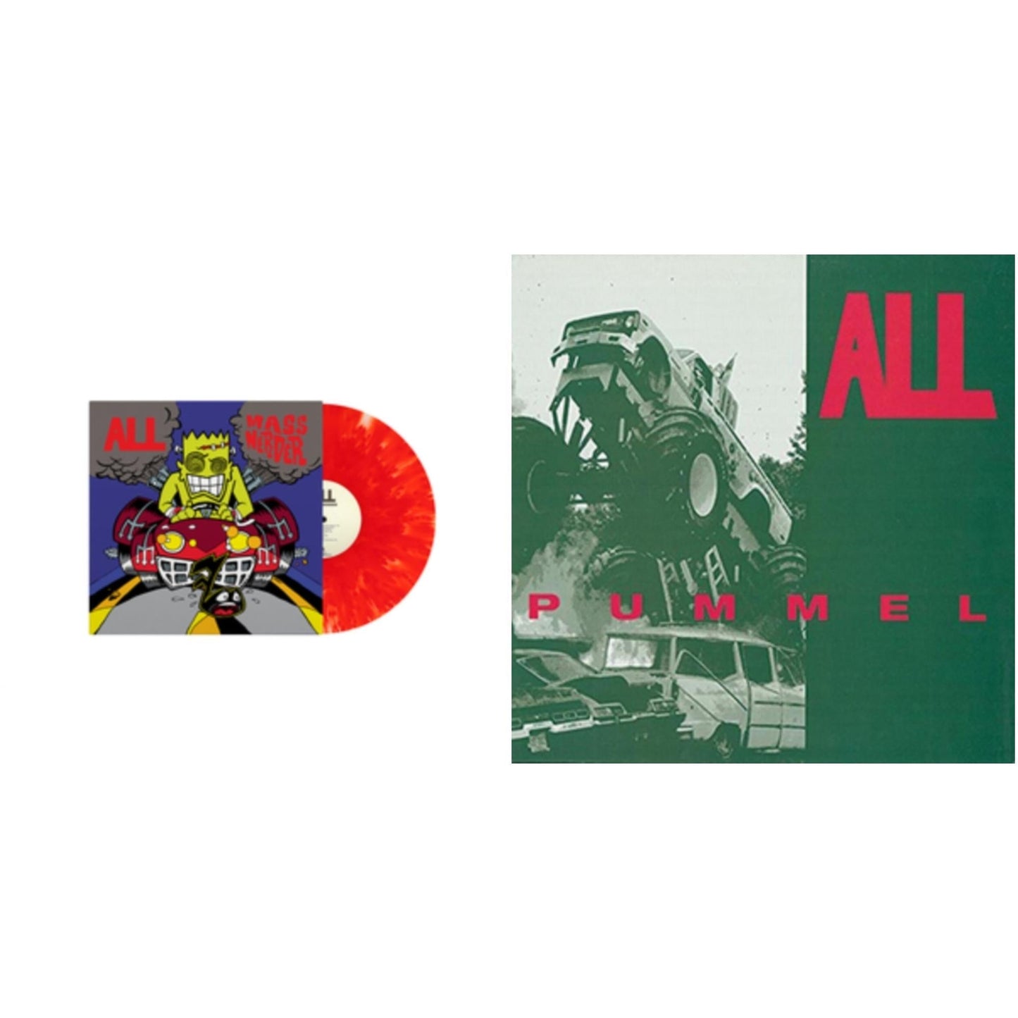 All - Pummel (Red LP Vinyl) & Mass Nerder (Cloudy Red LP Vinyl)