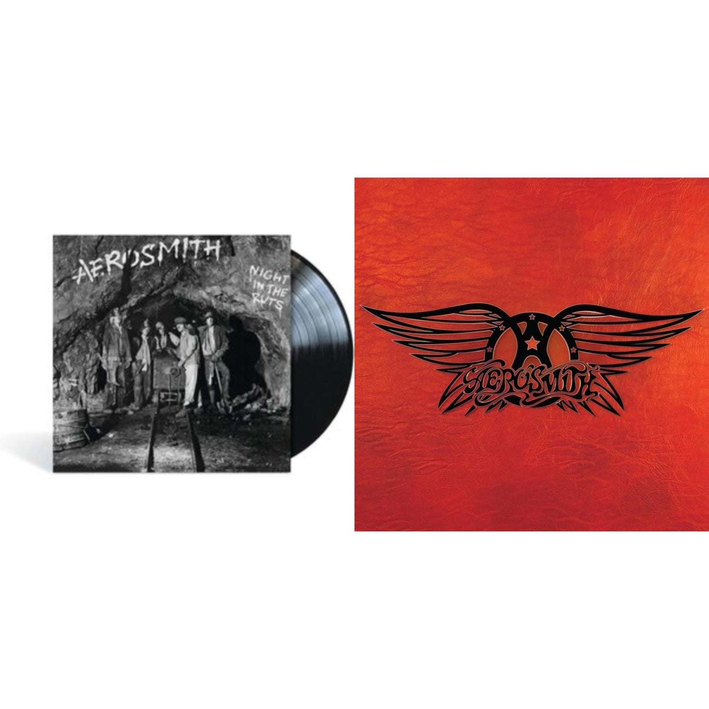 Aerosmith - Greatest Hits & Night In The Ruts - LP Vinyl Bundle