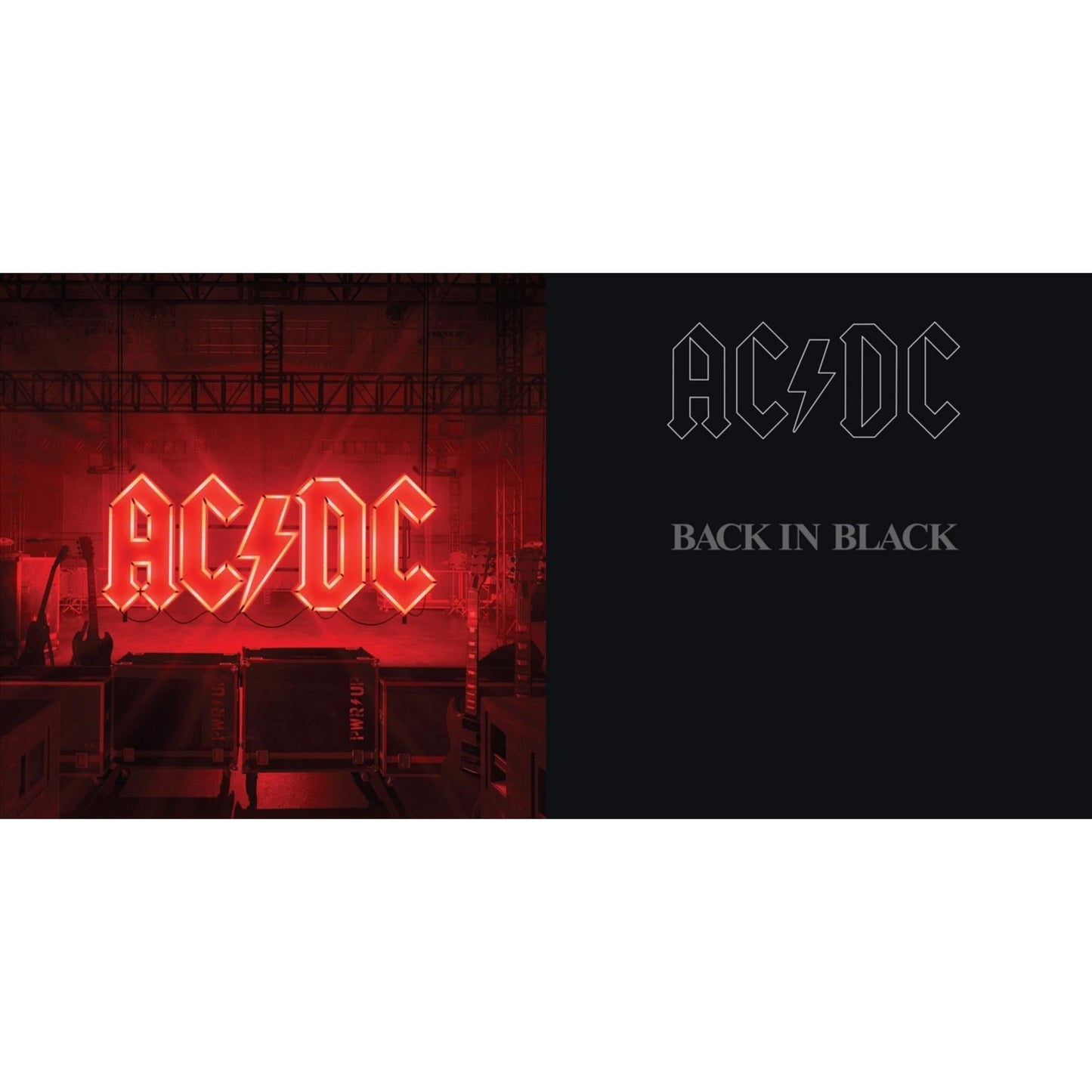 Ac/Dc - Power Up (180G/Gatefold Jacket/Inner Sleeve) & Back In Black (180G) - LP Vinyl Bundle