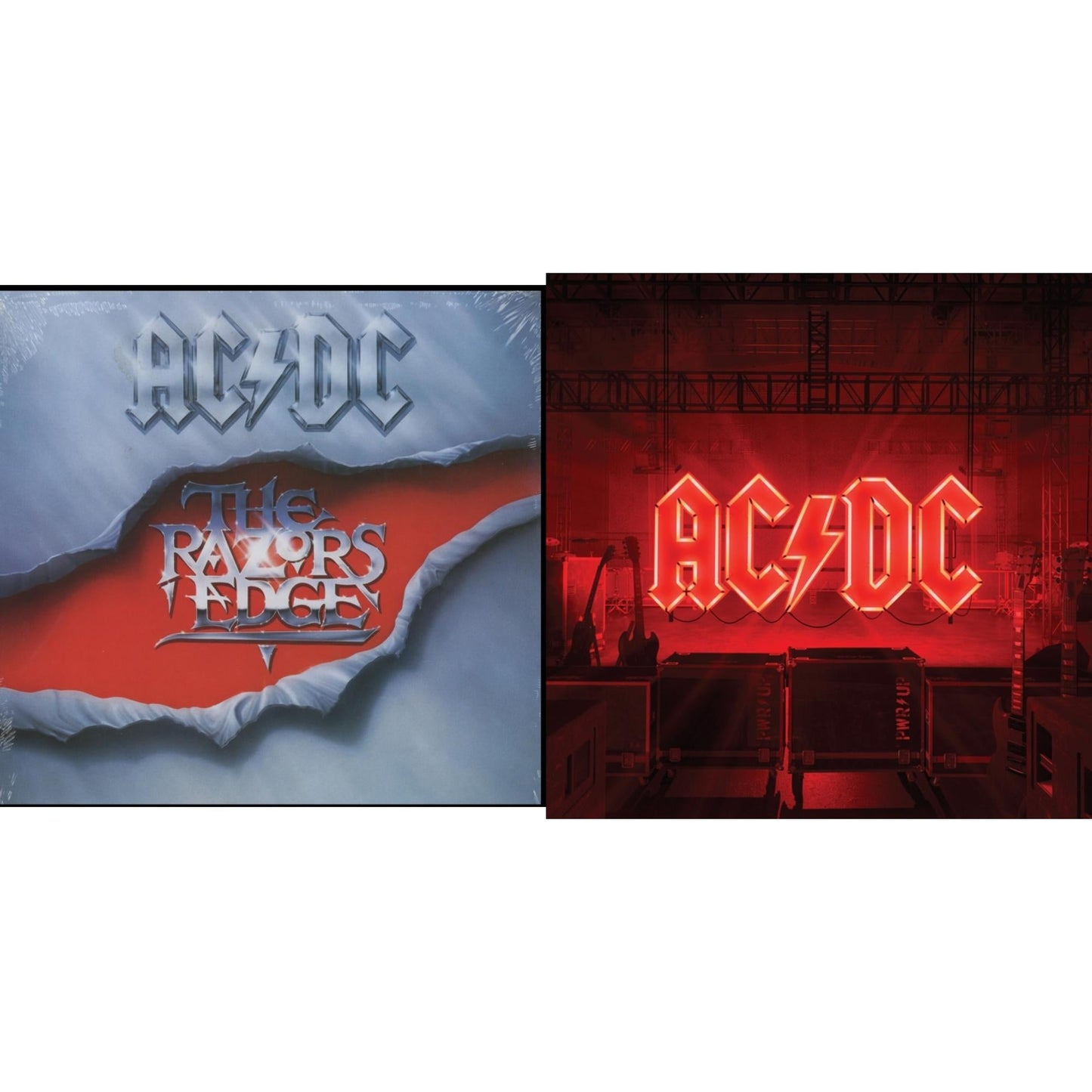 Ac/Dc - Power Up (180G/Gatefold Jacket/Inner Sleeve) & Razor’S Edge (180G) - LP Vinyl Bundle