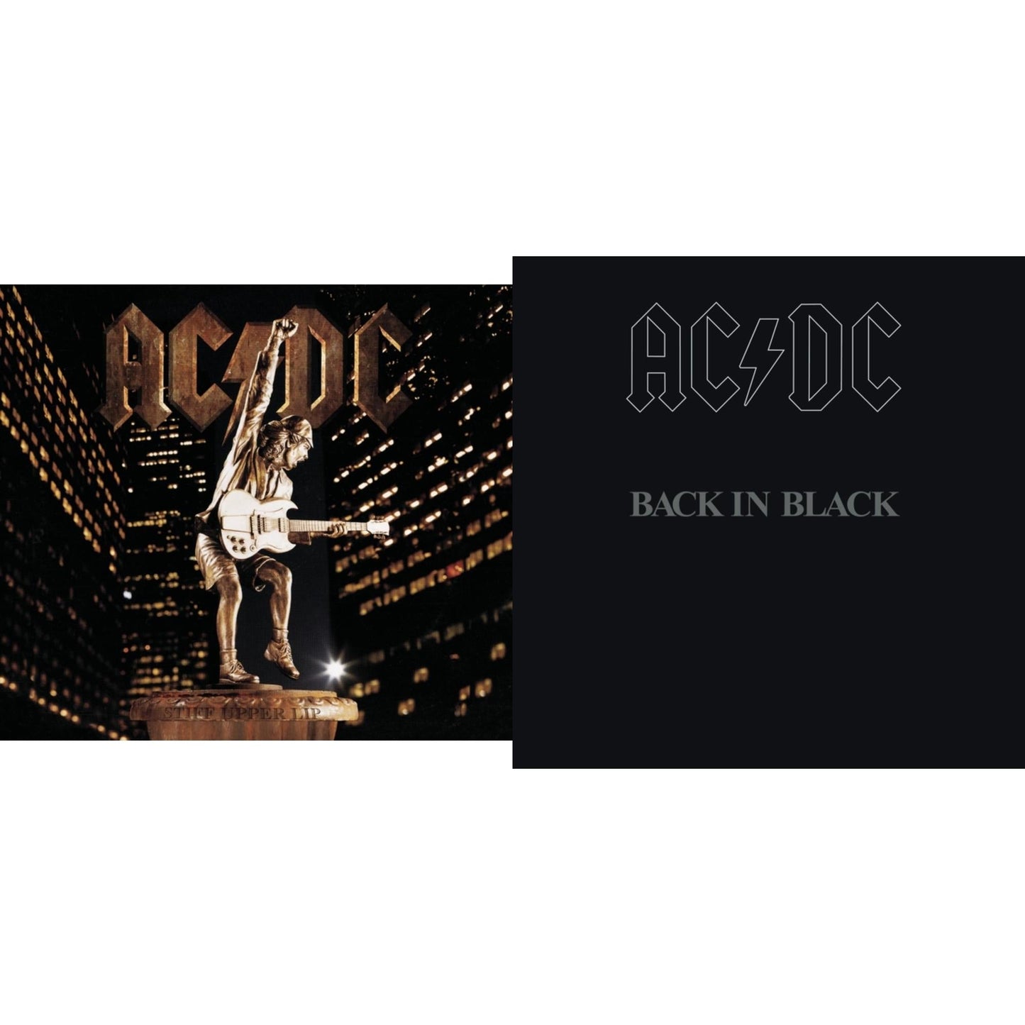 Ac/Dc - Back In Black & Stiff Upper Lip - CD Bundle