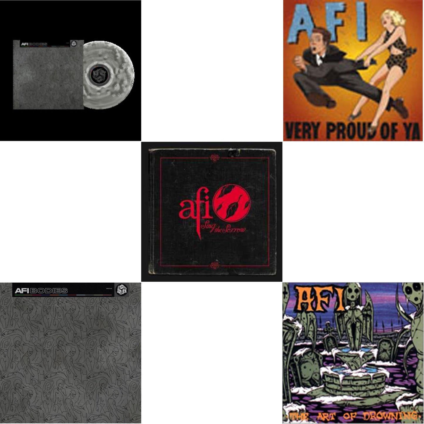 Afi - Bodies & Bodies (I) & Sing The Sorrow (2LP/45RPM) & Very Proud Of Ya & Art Of Drowning