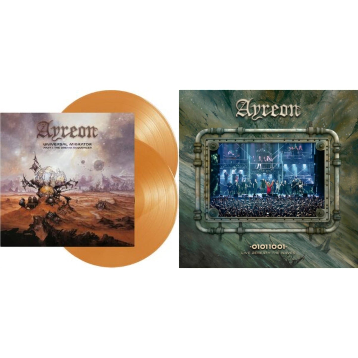 Ayreon - Universal Migrator Part I: The Dream Sequencer & 01011001 - Live Beneath The Waves (Green LP Vinyl)