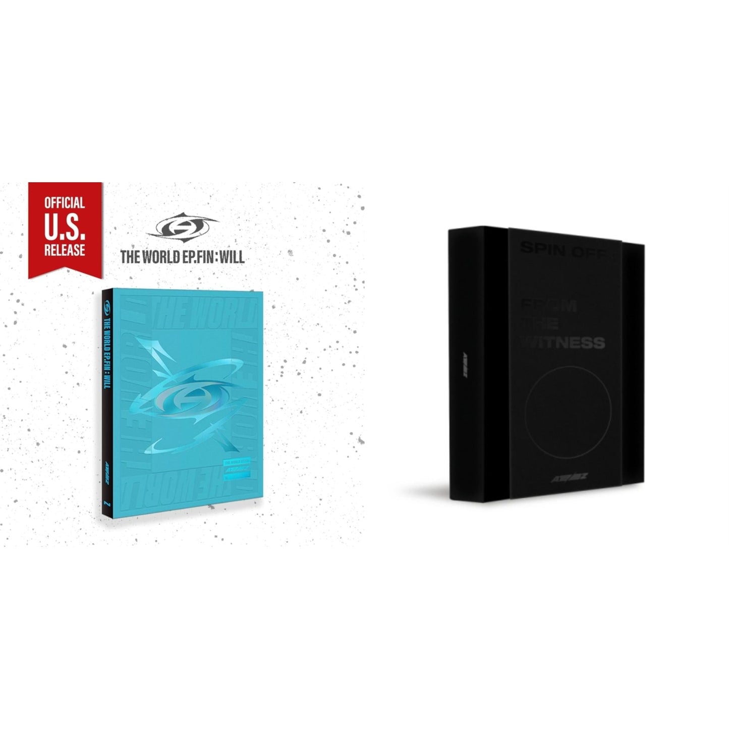Ateez - World Ep.Fin : Will - (Z Ver.) (Us Basic) & Spin Off : From The Witness (Witness Version) (Limited) - CD Bundle