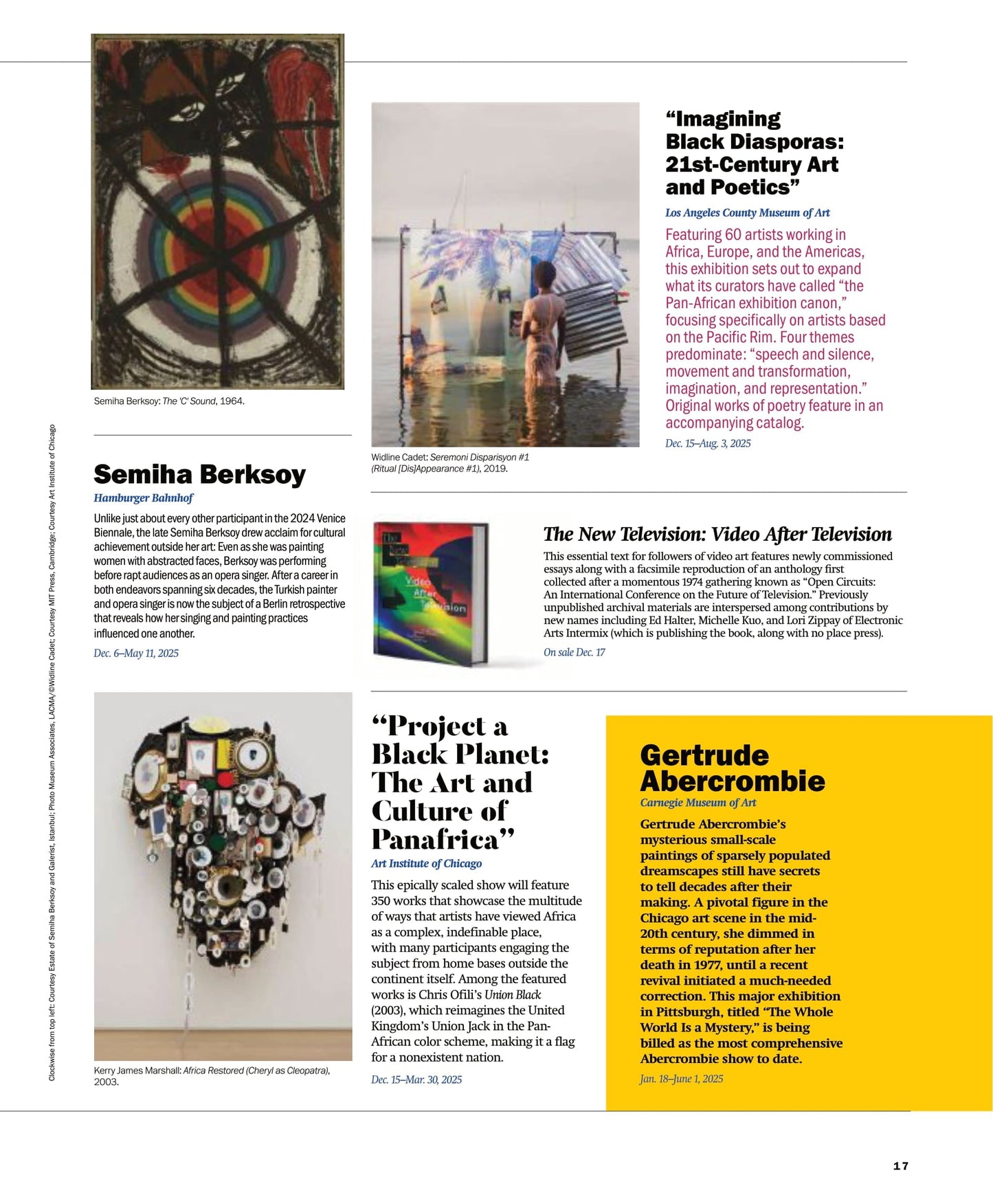 Art In America - Winter 2024: The Year In Art & Fashion, Ugly AI Girls, Digital Fabrication Tools, Training The Camera, Women’s History Museum, Frenetic Landscapes, Sculpture Goes Maximalist & More!