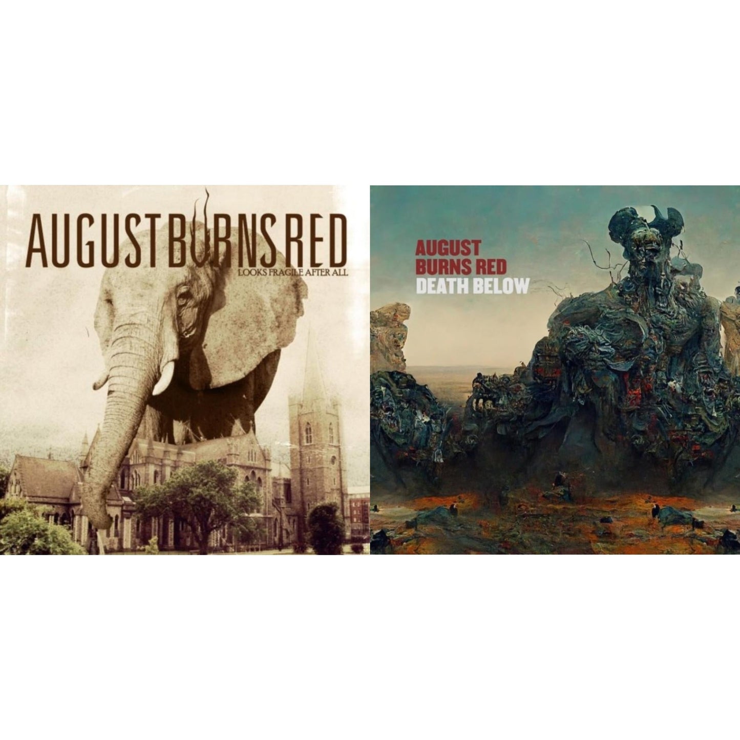 August Burns Red - Death Below (Sun Wave LP Vinyl) & Looks Fragile After All