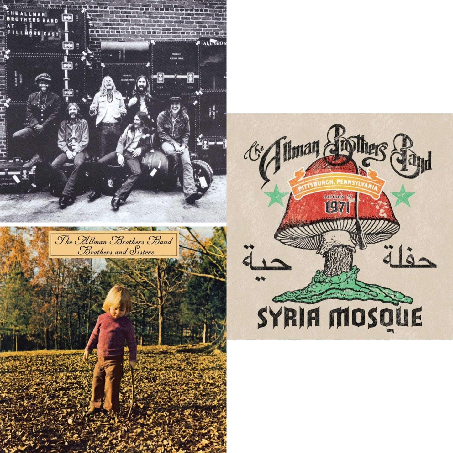 Allman Brothers Band - Live At Fillmore East & Brothers & Sisters & Syria Mosque: Pittsburgh, Pa January 17, 1971 (Live) (Pittsburgh Steel Gray Vinyl/2LP)