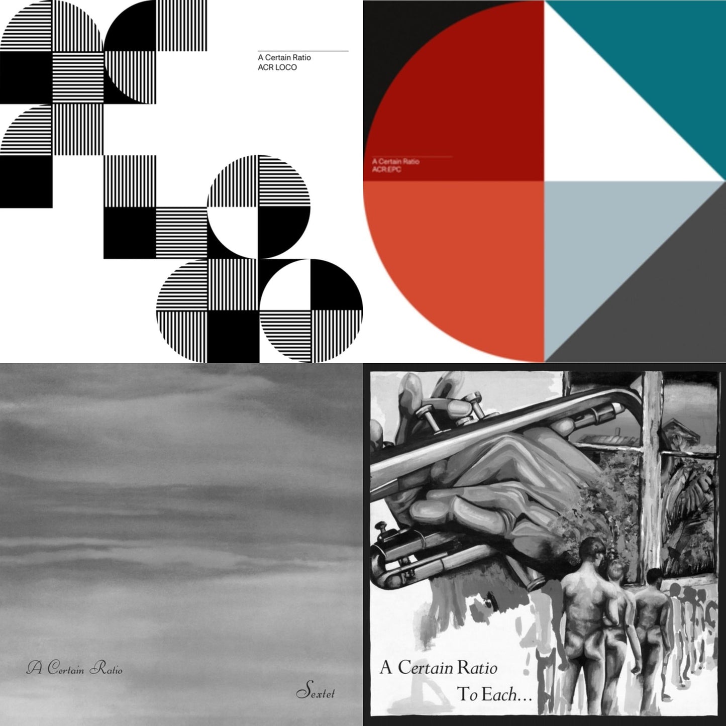 A Certain Ratio - Acr Loco (Limited Edition Color LP Vinyl) & Acr:Epc (Limited Edition/Cornflour Blue LP Vinyl) & Sextet (Limited Edition White LP Vinyl) & To Each... (Limited Edition White LP Vinyl)