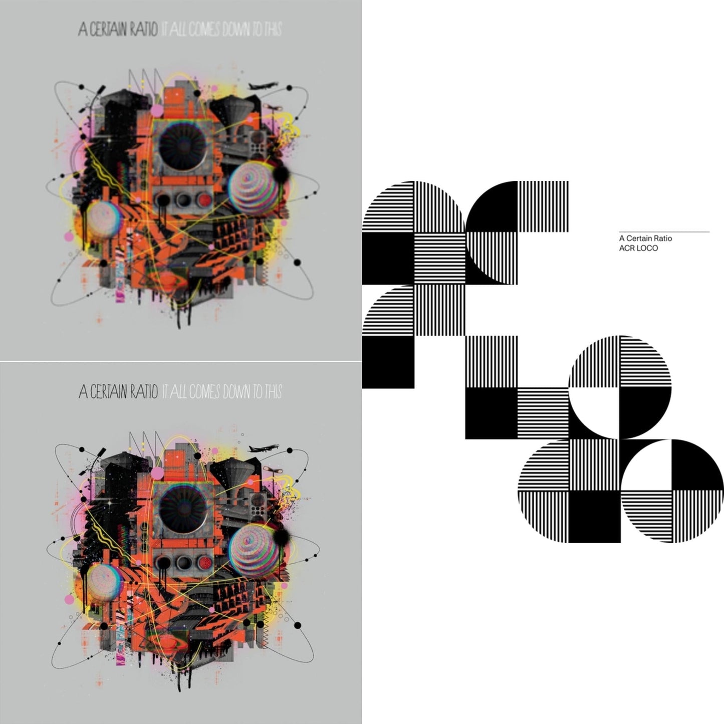 A Certain Ratio - It All Comes Down To This & It All Comes Down To This (Limited/Neon Pink LP Vinyl) & Acr Loco (Limited Edition Color LP Vinyl)