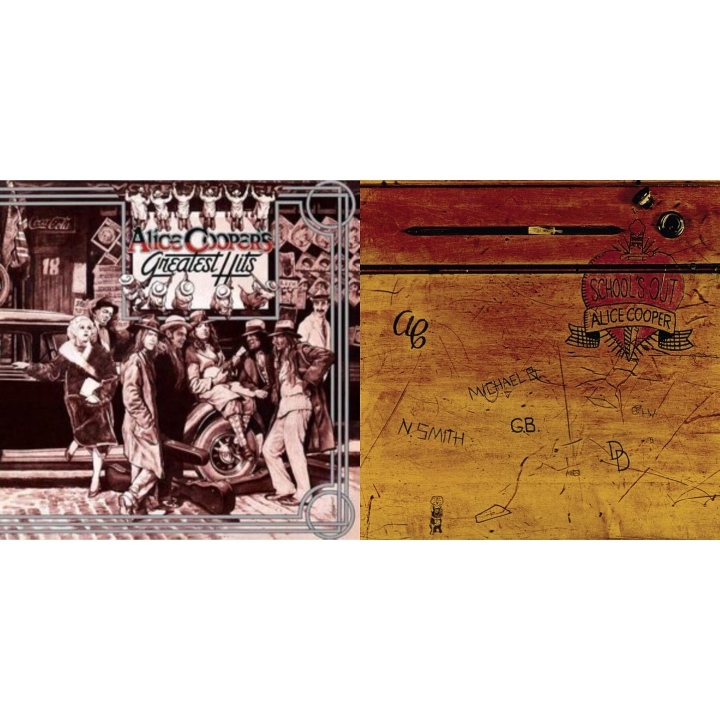 Alice Cooper - School's Out (Expanded & Remastered/3LP) & Alice Cooper's Greatest Hits (180G/Limited Anniversary Edition)