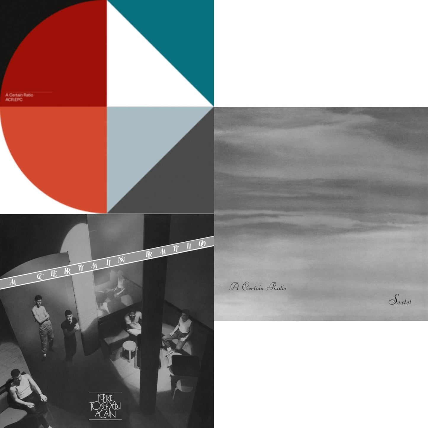 A Certain Ratio - Acr:Epc (Limited Edition/Cornflour Blue LP Vinyl) & I'd Like To See You Again (Limited Edition White LP Vinyl) & Sextet (Limited Edition White LP Vinyl)