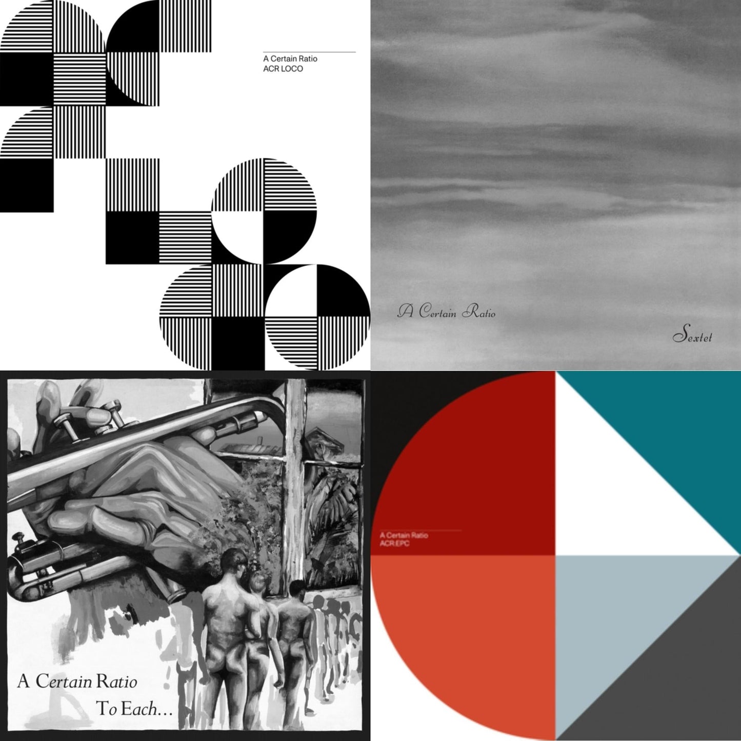 A Certain Ratio - Acr Loco (Limited Edition Color LP Vinyl) & Sextet (Limited Edition White LP Vinyl) & To Each... (Limited Edition White LP Vinyl) & Acr:Epc (Limited Edition/Cornflour Blue LP Vinyl)